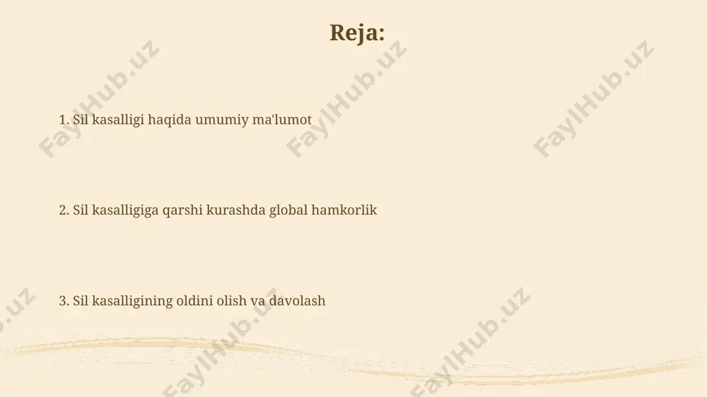 dam beradi. o'zbekistonda silga qarshi milliy dastur doirasida 2023 yilda 150 mingdan ortiq bemorga diagnostika va davolash xizmatlari ko'rsatilgan, bu kasallikning tarqalishini kamaytirishga qaratilgan. kelajakdagi tadqiqotlar keyingi 5 yil ichida, kamida 5 ta yangi diagnostika usulini (pcr, elisa va boshqalar) klinik sinovlardan o'tkazish va ularning samaradorligini baholash rejalashtirilgan. kelajakdagi tadqiqotlar yangi, samaraliroq, 2-chi liniya dori vositalarini, ayniqsa, multi-dori chidamli tb ga qarshi, ishlab chiqarishga qaratilishi kerak. kasallikning sababi silga chalinish xavfi immun tizimi zaiflashgan, masalan, oiv bilan kasallangan yoki surunkali kasalliklarga chalingan kishilarda ancha yuqori, bu 10 barobar va undan ham yuqori bo'lishi mumkin. taxminan 1/4 dunyo aholisi latent silga chalingan, ya'ni ular bakteriyalarni tashiydi, lekin kasallik belgilari yo'q, ammo ular boshqalarga yuqtirishi mumkin. davolash usullari davolash jarayonida bemorlarning 80% ga yaqini yon ta'sirlarni, masalan, jigar faoliyatining buzilishini yoki periferik nevropatiyani boshdan kechirishi mumkin, bu esa muntazam tibbiy kuzatuvni talab qiladi. tuberkulyozni davolashda kamida 6 oy davom etadigan, rifampitsin, izoniazid, …