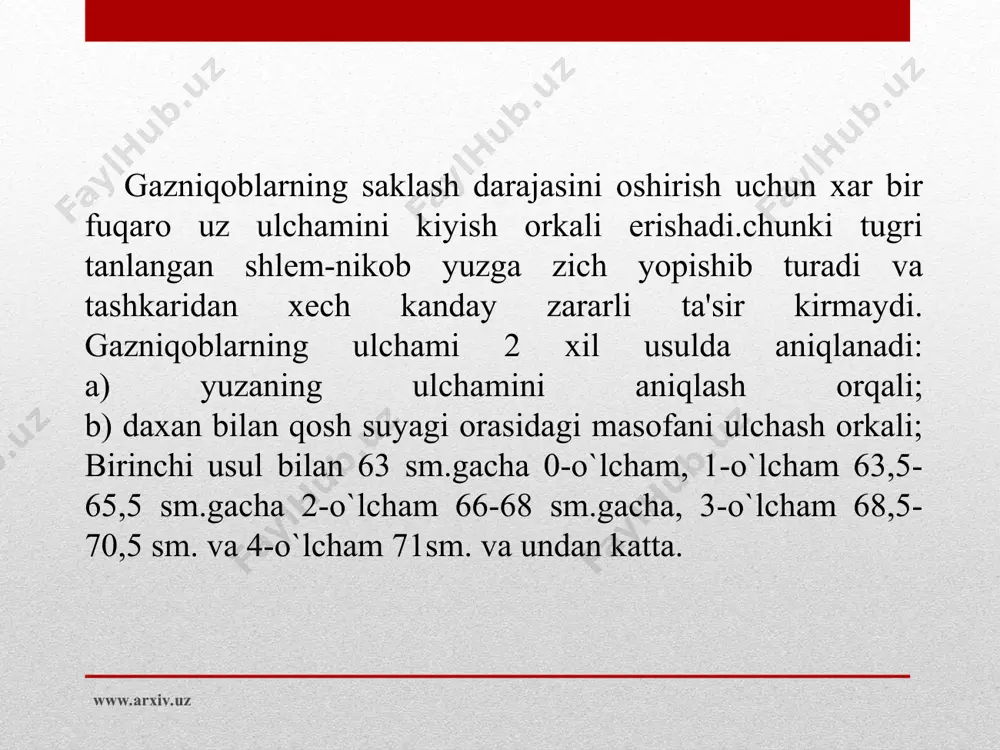 prezidenti farmoni 1996 yil 4 martdagi 3. o’zbekiston respublikasi qonuni "aholini va hududlarni tabiiy hamda texnogen xususiyatli favqulodda vaziyatlardan muhofaza qilish to’g’risida" (20.08.1999y) 4. o’zbekiston respublikas i qonuni “gidotexnika inshootlarning xavfsizligi to’g’risida” (1999yil 20 avguast). 5. o’zbekiston respublikasi qonuni “fuqaro muhofazasi to’g’risida “ (2000 yil 26 may)”. 6. o’zbekiston respublikasi qonuni “radiasiyaviy xavfsizlik to’g’risida.” (2000 yil 31 avgust). 7. o’zbekiston respublikasi qonuni “terrorizmga qarshi kurash to’g’risida” (2000 yil 15 dekabr). www.arxiv.uz www.arxiv.uz