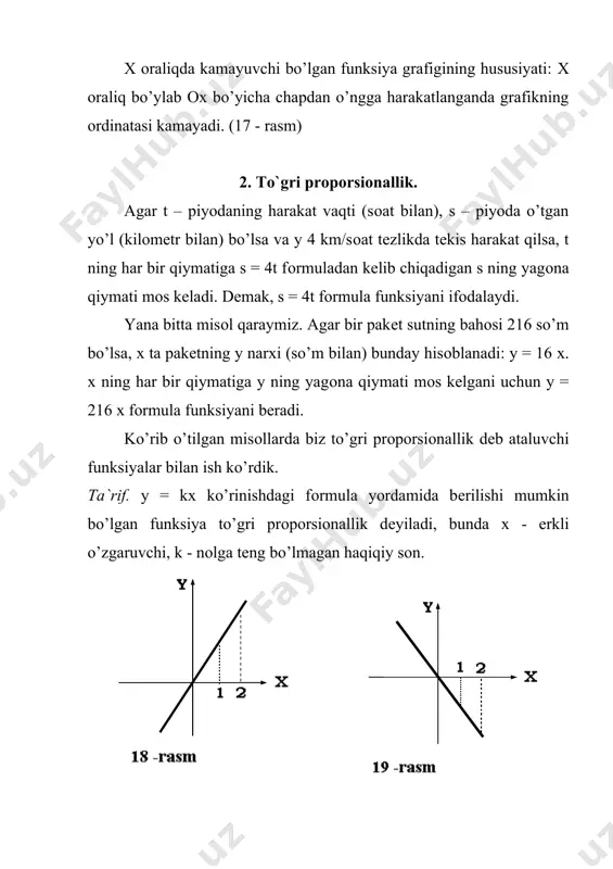 funksiyalar. funksiyaning grafigi - Page 4
