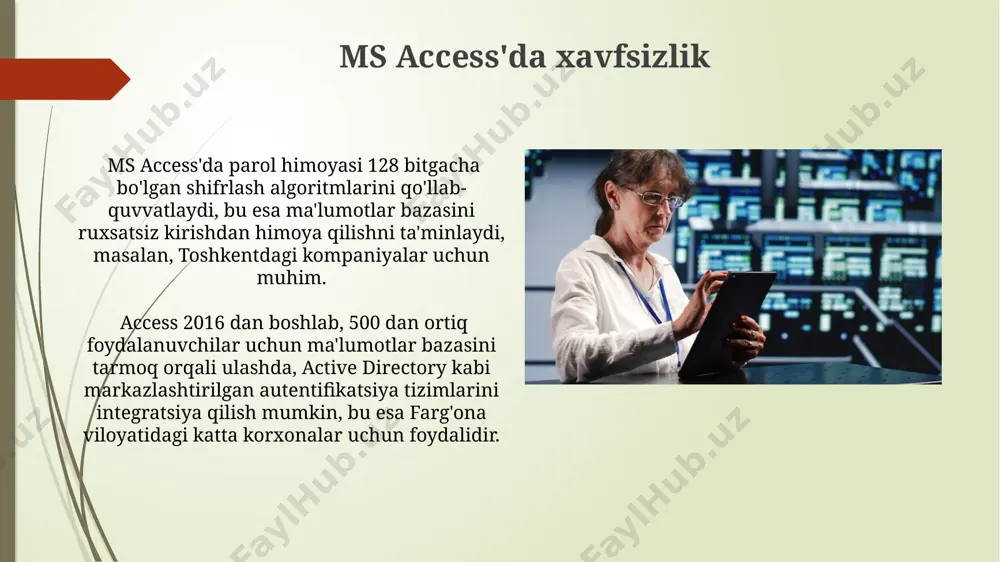 ms access ma’lumotlar bazasini boshqarish tizimi (so‘rov. hisobot) - Page 3