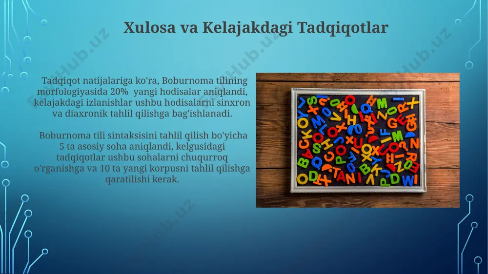 boburnoma asari tilining sotsiolingvistik tahlil - Page 5
