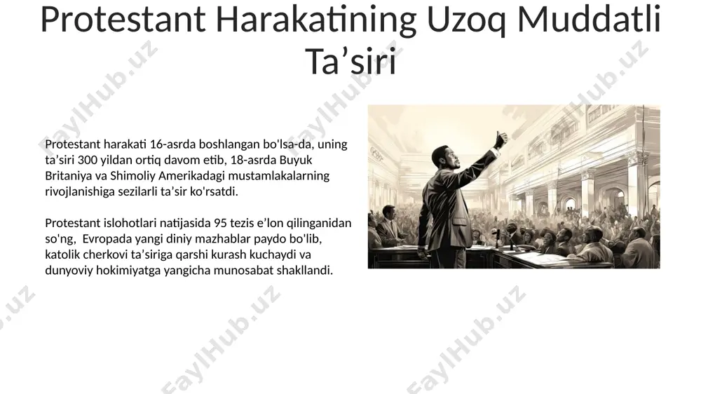 protestantlik harakatining shakllanishi va rivojlanishi - Page 5