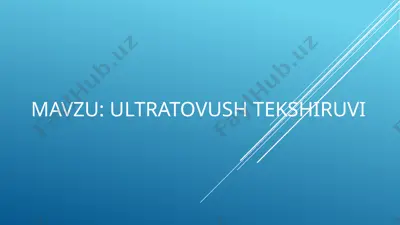 ultratovush tekshiruvi — ZIP