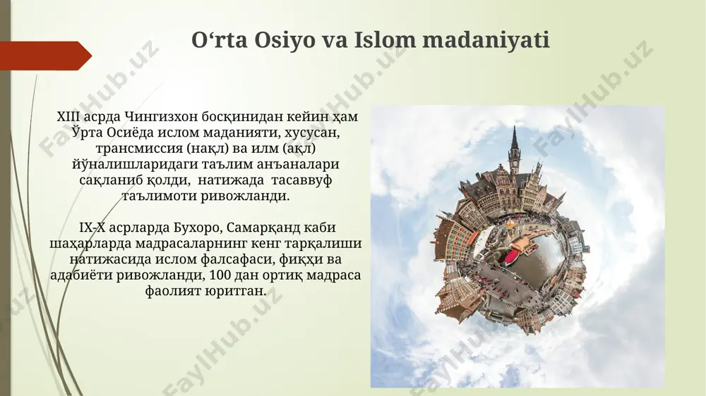 islom tafakkuri va madaniyatining shakllanish bosqichlari - Page 5