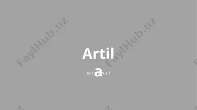 artila — PPTX