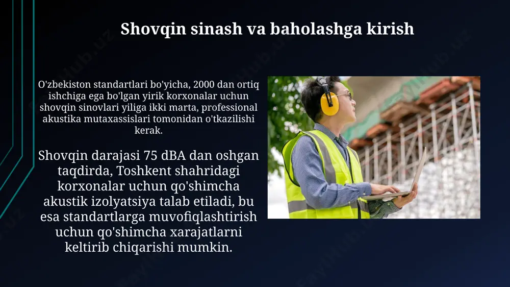 korxonalarda shovqinni tekshirish va baholash - Page 5