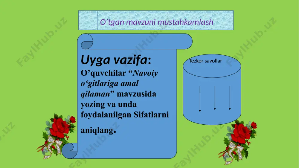 son va olmosh so‘z turkumlarini takrorlash 5-sinf - Page 3