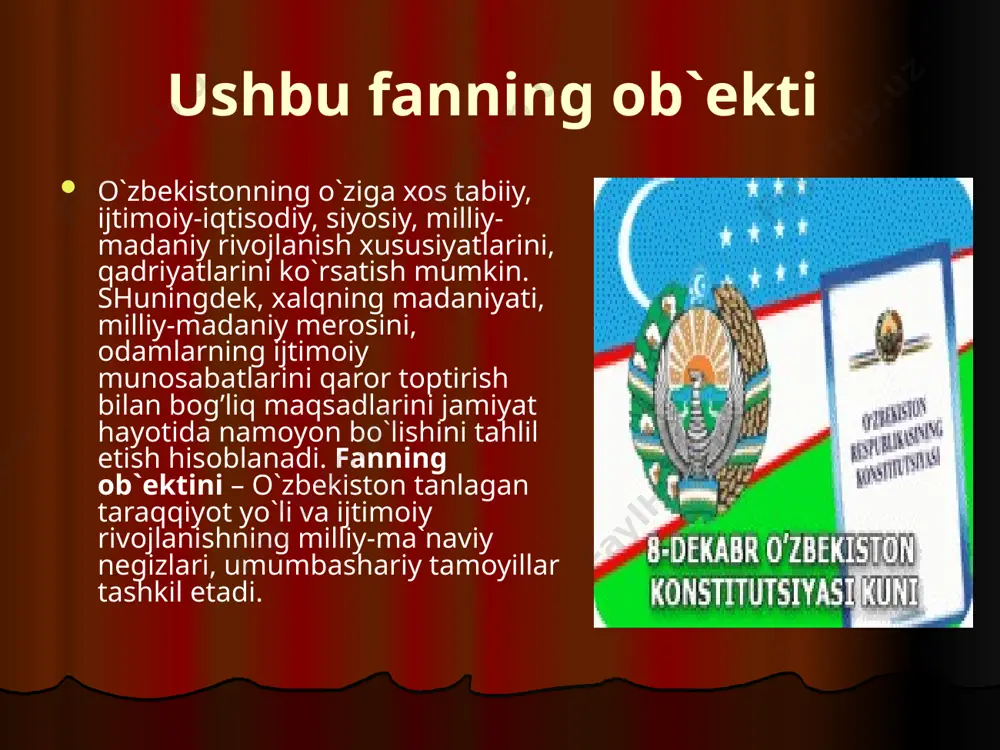 milliy g’oya fanining predmeti, madsadi va vazifalari - Page 4