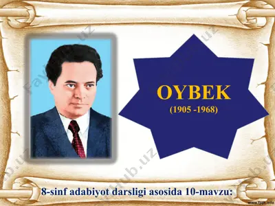 oybek 8 -sinf — PPT