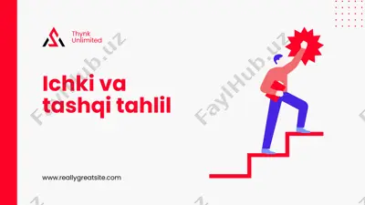 ichki va tashqi tahlil — PPTX