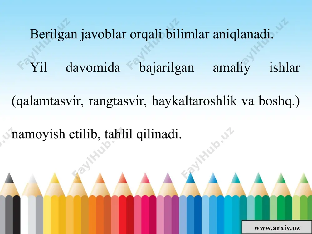 yil davomida bajarilgan ishlarning yakuni 5 - sinf - Page 4