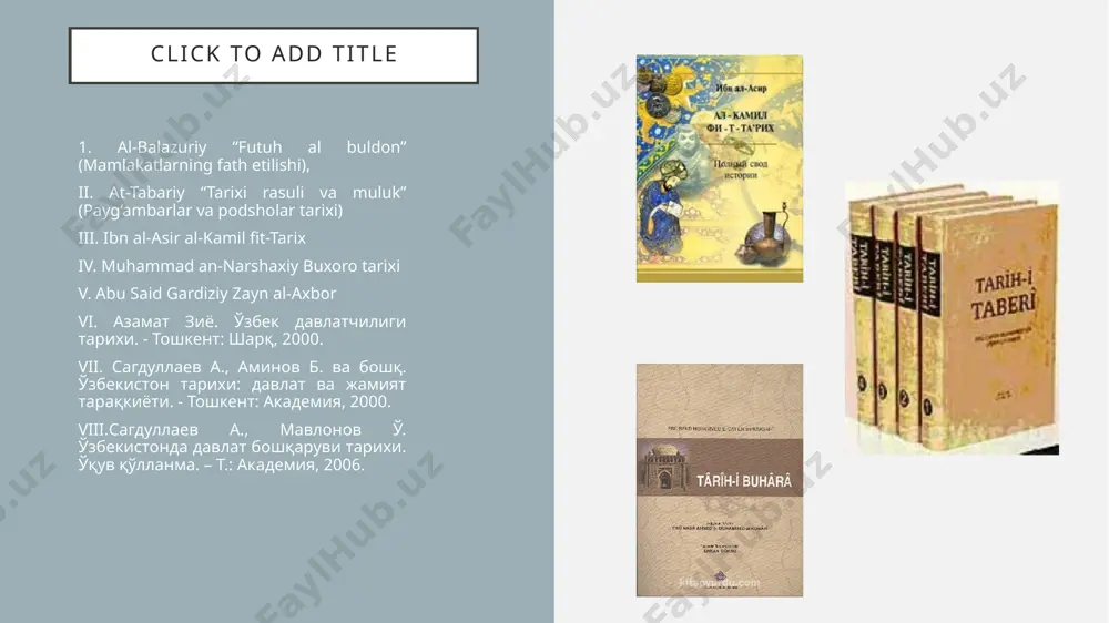 a ko‘chishga majbur bo‘ladi. bu arab tilida “hijrat” deb atalib, shu kundan boshlab musulmon olamida qabul qilingan hijriy yil boshlanadi. (hijriy yil hisobi 2 xil bo‘ladi: hijriy-qamariy, ya’ni oy hisobi bo‘yicha va hijriy-shamsiy, quyosh hisobi bo‘yicha). arablarning orta osiyoga dastlabki yurishlari madinada muhammad payg‘ambar (s.a.v.) o‘z ta’limotini davom ettiradi. madinada shuhrat qozongan makkaliklar butparastlik g‘oyalariga qarshi ham harbiy, ham siyosiy zarba bera boshlaydilar. muhammad (s.a.v.) payg‘ambar vafot etgach (632 y), ketma-ket “xulofoiy rashoddin” (haq yo‘ldan borgan sahih xalifalar) nomlarini olgan abu bakr, umar, usmon va alilar (661 yilgacha) payg‘ambar siyosatini davom ettirib, arabiston yarim orolida markazlashgan-arab xalifaligi davlatiga asos soladilar. o‘zaro qabilalar birlashuvi, dini islomning yoyilishida ilohiy muqaddas kitob qur’onning o‘rni nihoyatda katta bo‘ldi. vii asrning ikkinchi yarmidan boshlab xalifalik kengaya borib o‘z chegaralarini g‘arb va sharq tomon kengaytirishga harakat qildi. yaqin va o‘rta sharqning boy viloyatlari qo‘lga olinib, nihoyatda uyushgan va jangovar arab qo‘shini shiddat bilan harakatlarini boshlab yuborgan …