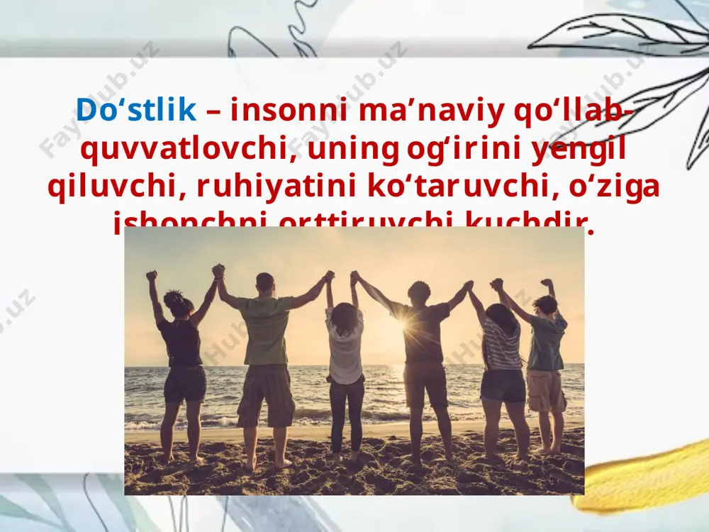 do‘stlik nima? - Page 3