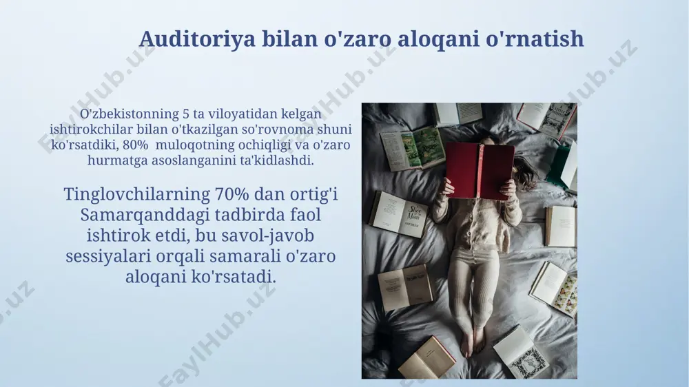 kitobxonlik madaniyatini shakllantirish mavzusida taqdimot - Page 4