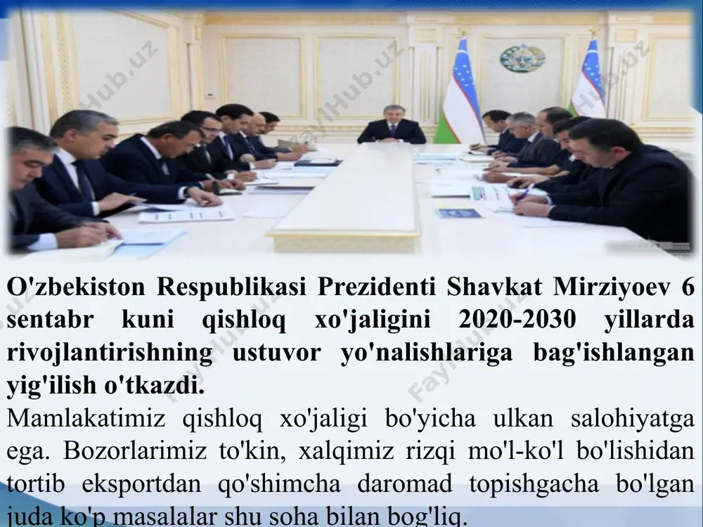 oʻzbekiston respublikasida qishloq xoʻjaligidagi islohatlar, uning vazifalari va yoʻnalishlari - Page 5