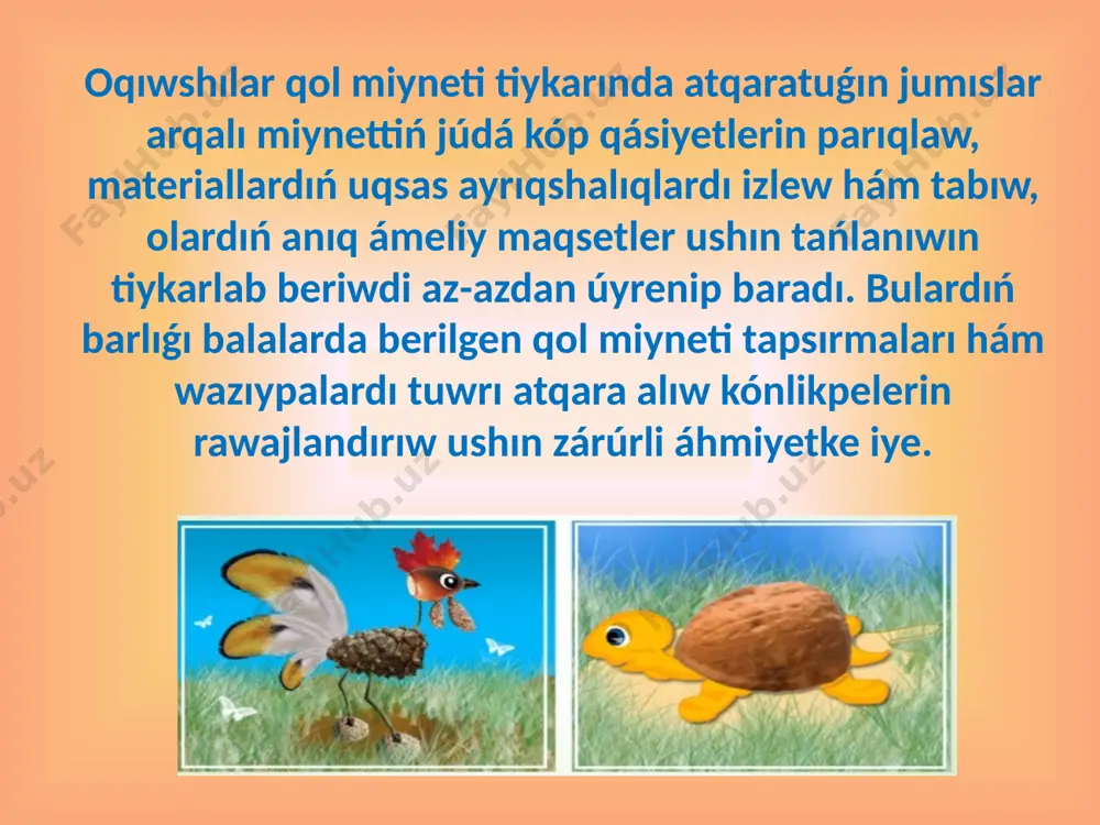 qol miynetine úyretiwde qollanılatuǵın tiykarǵı usıllar - Page 4