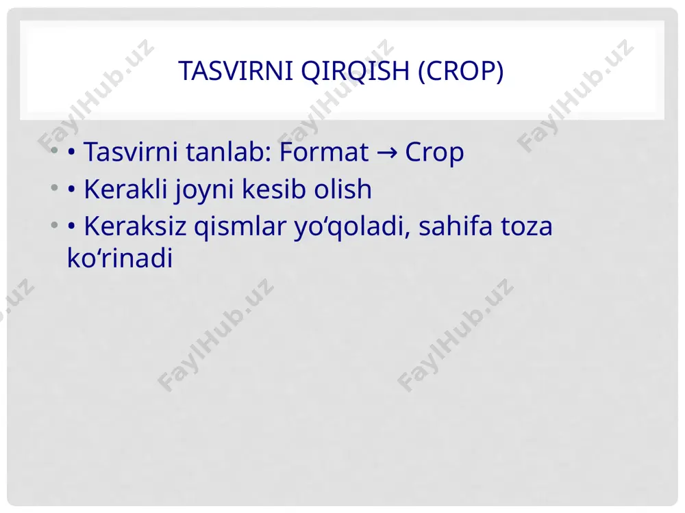 wrap text, tasvirni qirqish va o‘lchamini o‘zgartirish - Page 4
