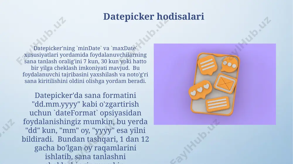 jquery ui vidjetlar: datepicker, dialog - Page 5
