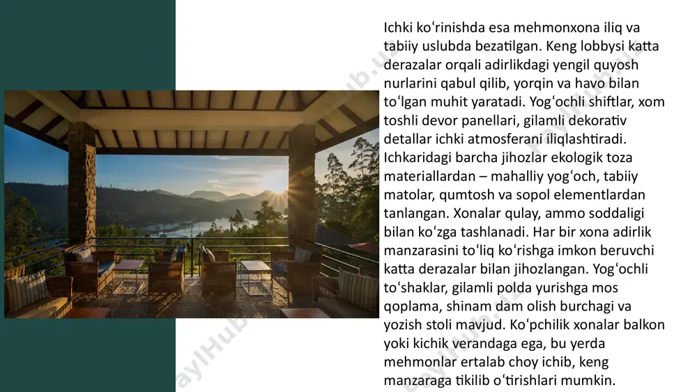 adirlik hududida joylashgan mehmonxona loyihasi - Page 4