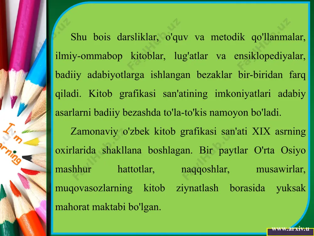 15-mavzu o'zbekiston kitob grafikasi san'ati 7-sinf - Page 5