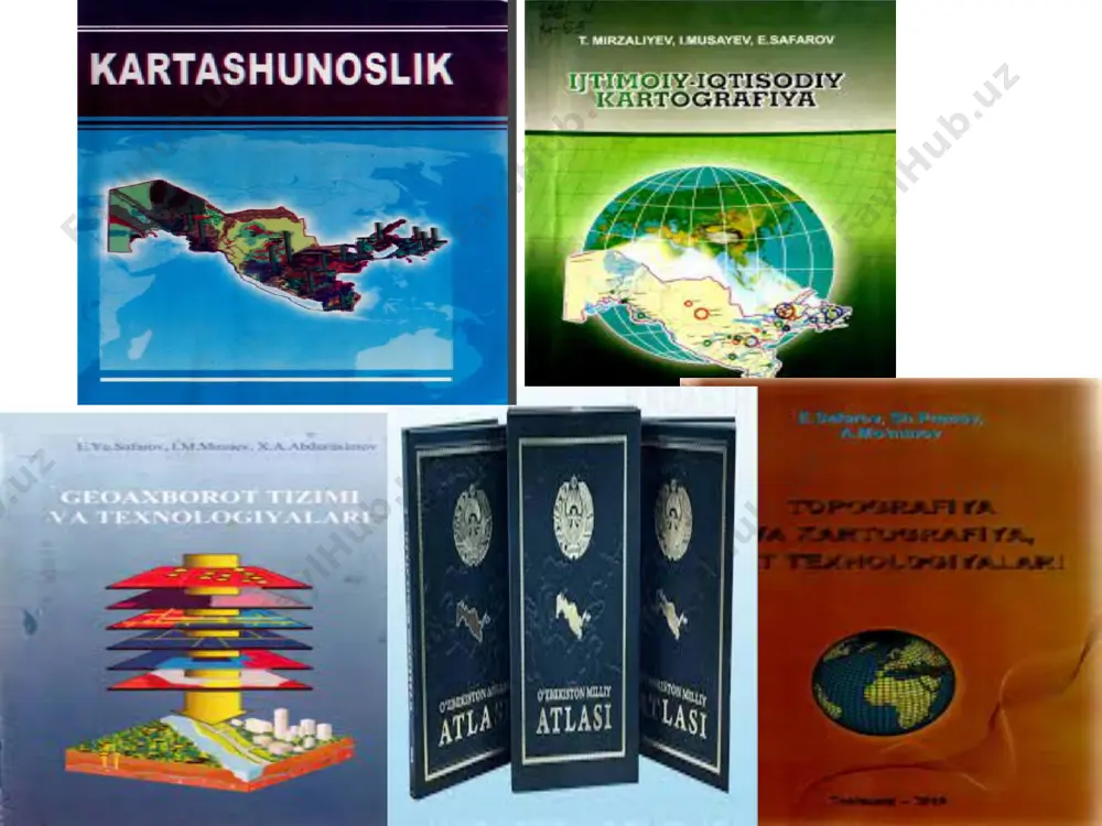 aratish va yangilash imkonini beradi. oddiy qilib aytganda, milliy atlaslarni tuzish ma’lumotlari bazasi yaratiladi. bugungi kunda rastrli va vektorli kartografik tasvirlar raqamli ma’lumotlarning asosiy qismini tashkil etadi, bu esa kartalarni uzatishga ko‘plab vaqt talab qiladi. kartografik ma’lumotlami yangilash uchun gibrid atlaslar tuzilmoqda, ya’ni bazali (asosli) kartalar intemetda saqlanadi, ular asosida tez eskiradigan kartalar qayta tuziladi. internet orqali kartalashtirish ishlarini olib borishning uchta asosiy yo‘nalishi mavjud: kartalarni tuzish uchun internetda ma’lumotlami to‘plash. interaktiv kartalashtirish jarayonni olib borish. kartografik asarlarni foydalanuvchilarga tavsiya qilish. internet orqali kartalashtirish turli yo‘llar bilan olib borilishi mumkin. eng oddiy kartalashtirish — bu statistik ma’lumotlar asosida kartogramma va kartodiagrammalarni tuzish. murakkab kartalarni tuzishda manbalarni topish, qatlamlarni joylashtirish, bir-biriga ulash, joylarini almashtirish, ma’lumotlar bazasi bilan ishlash, generalizatsiya va tasnif ishlarini bajarish, tasvirlash usullarini tanlash, yuqorida aytilgan barcha ishlar va texnologiyalar internet-kartalashtirish yoki veb-kartalashtirish deyiladi. 3. internet orqali kartalashtirish kartografik manbalarni internet orqali qidirish bir qancha yo'llar bilan olib boriladi: …