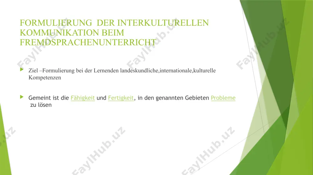 formulierung der interkulturellen kommunikation beim fremdsprachenunterricht - Page 3