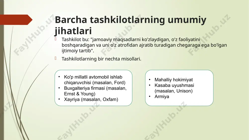 shlar. bunga cheklangan javobgarlik deyiladi. cheklangan jamiyat turlari buyuk britaniyada cheklangan kompaniyalar ikki turga bo'linadi: xususiy cheklangan kompaniyalar (masalan, x limited) va davlat cheklangan kompaniyalari (masalan, x plc). ular quyidagicha farqlanadi. aksiyadorlar soni. aksariyat xususiy kompaniyalar oz sonli aksiyadorlarga tegishli. davlat kompaniyalari odatda investitsiya qiluvchi jamoatchilikning keng qismiga tegishli. aktsiyalarning o'tkazuvchanligi. jamiyat kompaniyalaridagi aktsiyalar keng jamoatchilikka taqdim etilishi mumkin. amalda bu ularning fond birjasida sotilishini anglatadi. boshqa tomondan, xususiy kompaniyalardagi aktsiyalar aksiyadorlarning roziligisiz kamdan-kam hollarda o'tkazilishi mumkin. aktsiyadorlar sifatida direktorlar xususiy cheklangan jamiyat direktorlari ochiq aksiyadorlik jamiyatining direktorlariga qaraganda ko'proq aksiyalarning katta qismiga egalik qilishadi. advantages and disadvantages of limited companies advantages  more money is available for investment.  risk is reduced for investors thanks to limited liability.  they have a separate legal personality. a company can own property, make contracts etc.  ownership is legally separate from control. investors need not get involved in operations.  no …