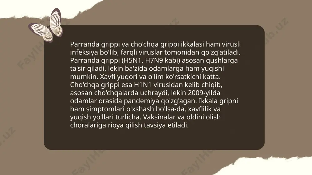 parranda va cho'chqa gripi va uning hozirgi kundagi muammolari - Page 4