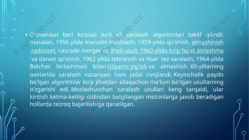 algoritm va ma'lumotlar strukturasi fanidan kurs ishi - Page 4