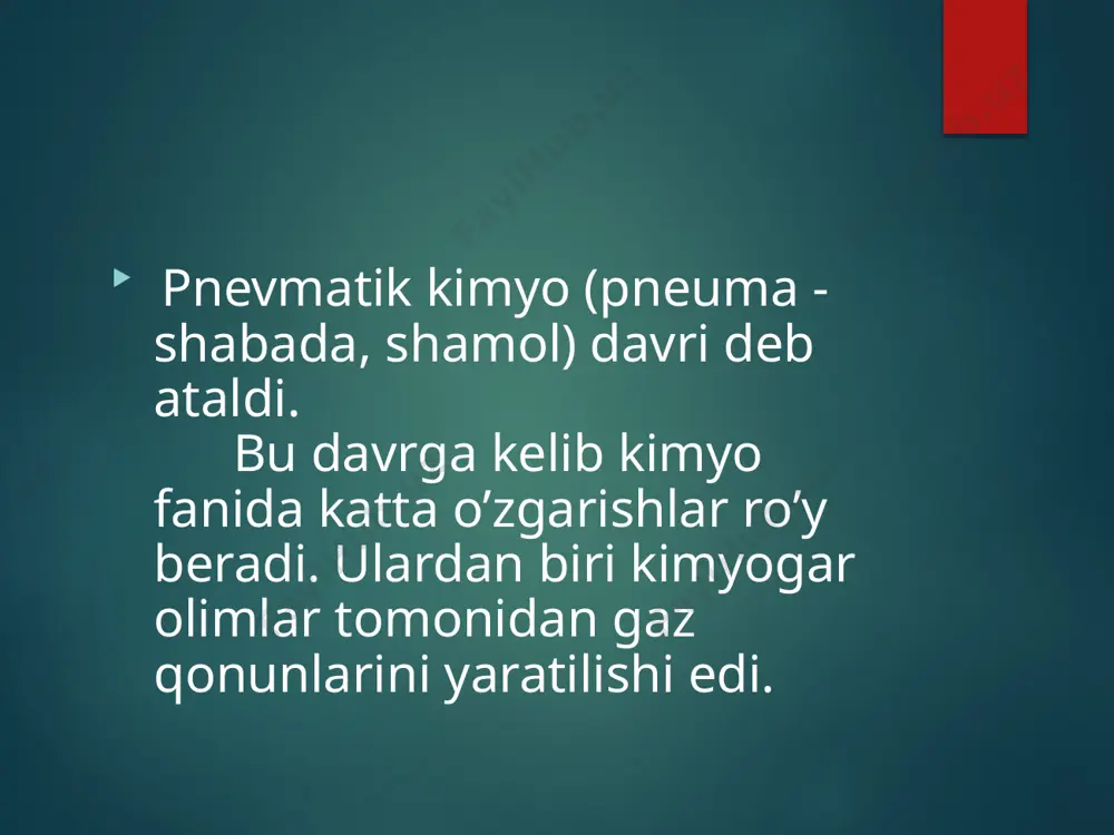 pnevmatik kimyoning rivojlanishi - Page 3