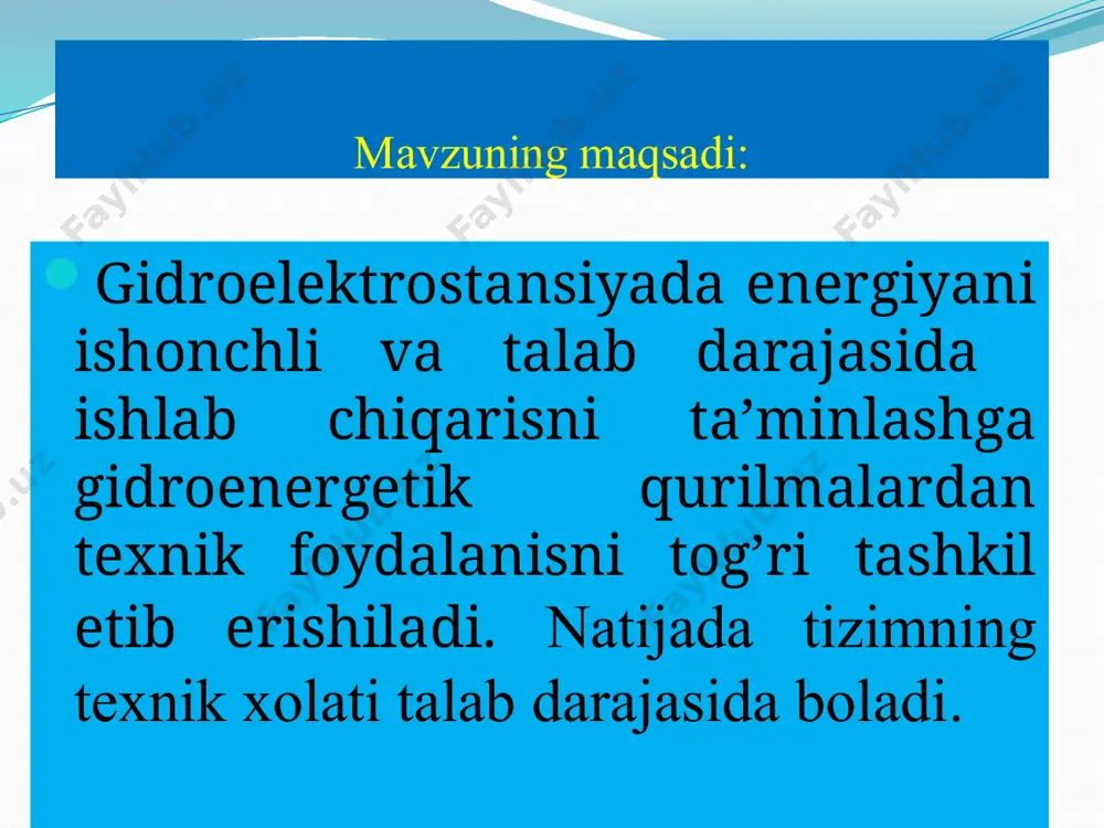 ash ishlarini olib borish uchun zamonaviy usullarni va texnologiyalarni tatbiq etish; - txk va ta’mirlashning kompleks mexanisasiyalashgan va ilg’or texnologiyalarni tatbiq etish; - txk va ta’mirlashning sifatini nasorat qilish va ta’minlash; - ta’mirlash vaqtida extiyot qismlar bilan oz vaqtida ta’minlash; - txk va ta’mirlash ishlari otkasilgandan so’ng qurilma va jixoslarning korsatkichlarini texnik xujjatlardagi korsatkichlarga mos kelishini taxlil qilish. texnik xizmat korsatish ishlari asosan xodimlar tomonidan olib boriladi va quyidagilarni oz ichiga oladi: -foydalanishda bolgan jixozlarni grafik asosida nazorat qilish va sodir bolgan buzilishlsrni o’z vaqtida aniqlash; -foydalanishda bolgan jixozlarni diagnostika vositalaridan foydalanib xolatini aniqlash; jixozlarda sodir bolgan busilishlsrni oz vaqtida bartaraf etish; nasorat va olchov asboblarining holatini va soz xolatda bolishini nasorat qilish; moylash materiallarini tozalsh va almashtirish ishlarini olib borish; jixozlarni va qurilmalarni maxkamlash va qotirish joylarini nazorat qilish; zahiradagi jixozlar va qurilmalarning xolatini o’rganish va ishga yaroqsiz qismlarni soz holatda bo’lishini ta’minlash. geslarda quyidagi talablar bajarilishi kozda tutiladi: …