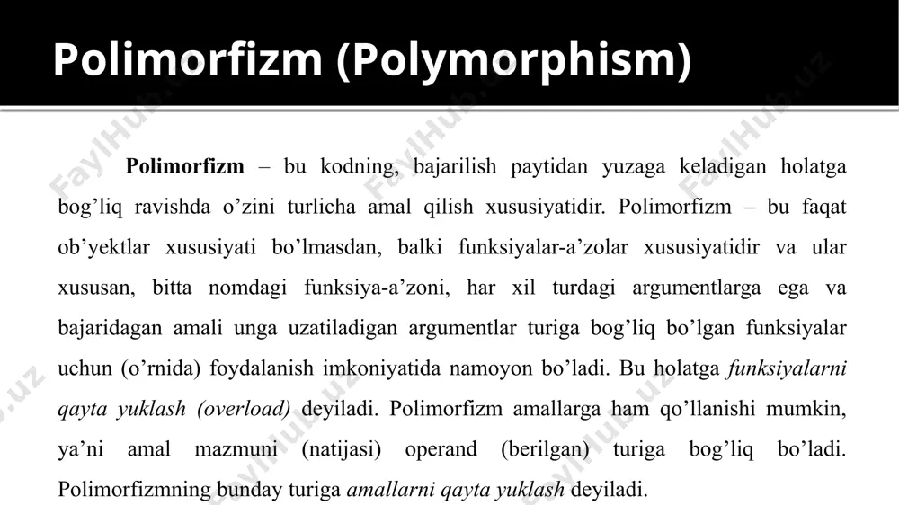 polimorfizm (polymorphism) - Page 4