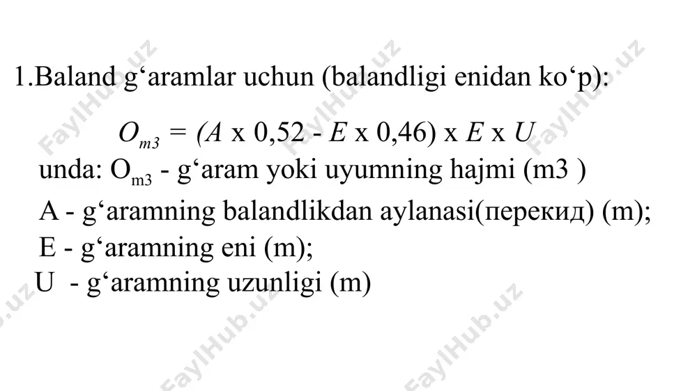 45%, dukkakdosh o‘simliklar donida 25-30% bo‘lishi aniqlangan. azotsiz moddalar - yog‘lar va uglevodlardan tashkil topgan. o‘simliklar tarkibida yog‘lar oz (0,1-6%) miqdorda uchraydi. lekin tarkibida yog‘ moddasi bo‘lgan o‘simliklar donida va uning chiqindilari (kunjara, shrot) da u ko‘proq bo‘ladi. yog‘ hayvonlar organizmida energiya manbai hisoblanadi. uglevodlar - asosan kletchatka (sellyuloza) va azotsiz ekstraktiv moddalardan tashkil topgan. ularning ichida eng qimmatlisi qand va kraxmal hisoblanadi. kletchatka - o‘simliklar xo‘jayralarining po‘sti hisoblanadi. uning hazm bo‘lishi va organizm tomonidan o‘zlashtirilishi ancha murakkab. azotsiz ekstraktiv - moddlarning yuqori darajada oziqlik qimmatiga ega bo‘lgani kraxmal va qand hisoblanadi. kraxmal kartoshka, boshoqdosh o‘simliklar donida ko‘proq bo‘ladi. ularning poyasida va bargida oz (2%) bo‘ladi. qand lavlagi (24%), makkajo‘xori, oqjo‘xori va poliz ekinlarda (qovun, qovoq, tarvuz va hokazolarda) ko‘proq, sutda kamroq (3-5%) bo‘ladi. vitaminlar - nihoyatda muhim ahamiyatga ega. organizmda moddalar almashilish jarayonida ishtirok etadi. ular yetishmasa, hayvon oriqlaydi. shuning uchun ular ozig‘ida vitaminlar bo‘lishiga alohida e’tibor berishi kerak. …