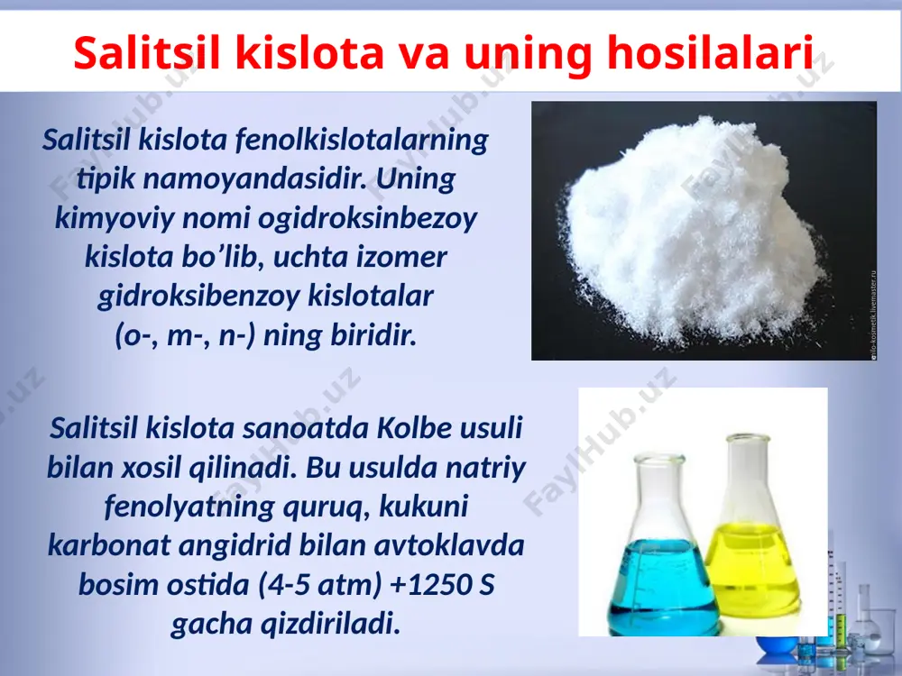 salitsil kislota va amino benzoy kislota - Page 4
