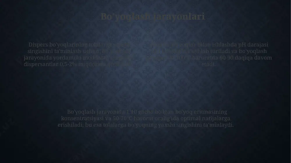 bōyovchi va tōqimachilik yordamchi moddalar - Page 4