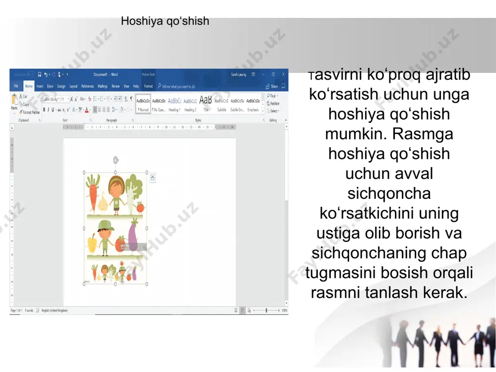 hujjatlarni auditoriya uchun moslash - Page 5