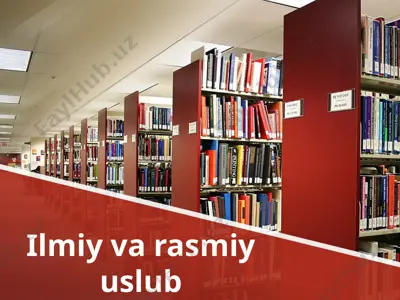 ilmiy va rasmiy uslub — PPTX