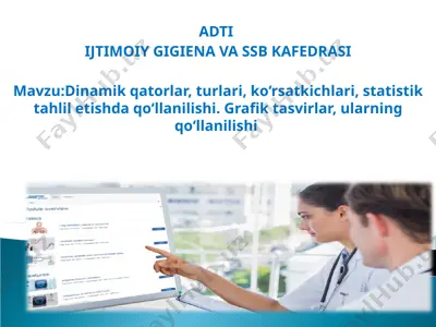 dinamik qatorlar turlari va ularning qo‘llanilishi — PPT