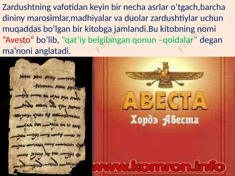 zardushtiylik dini va uning paydo bo’lishi - Page 5
