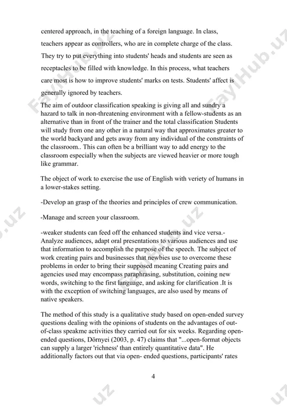 and the key findings were given. the lists of used literature are introduced at the conclusion of the research project. we differentiate between affective and non-affective methods of educating english, as well as the significance of grammar in english instruction. in order to whole the assignments, we used the following route work techniques: reading and analyzing psychological and pedagogical literature according to the subject, evaluation, discussions, looking at classroom methods, and pedagogical experiment. the practical value of the work: the work's realistic gain is that the findings and realistic thoughts will be used by high college english instructors and students. many of the academic assets compiled in the work can be used in lectures and workshops in disciplines such as watching study room methods. in the end, we wrapped up the investigation's findings and came to conclusions that the prosecution agreed with. the literature reviewed includes each overseas and domestic …