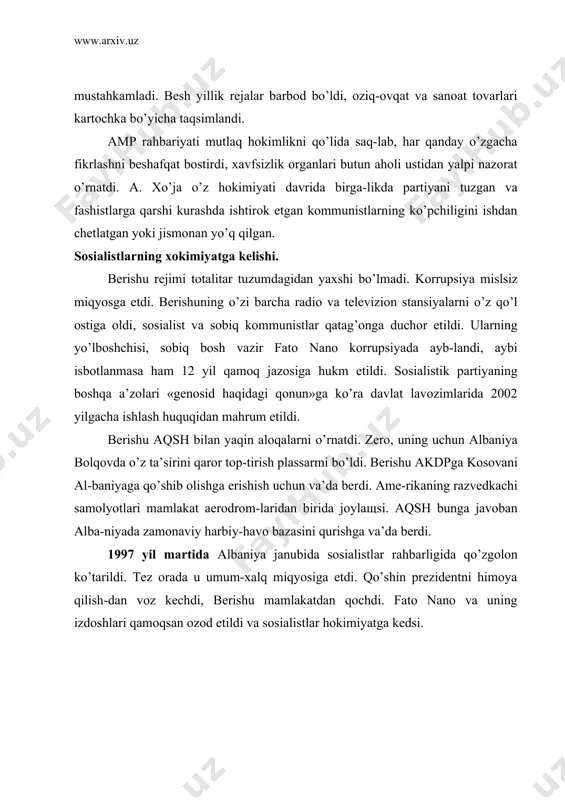 аlbаniya milliy tiklаnish sаri оg'ir yo’l - Page 3