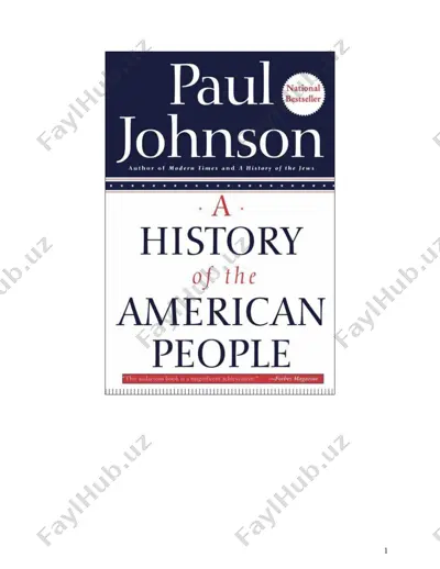 a history of the american people — DOCX