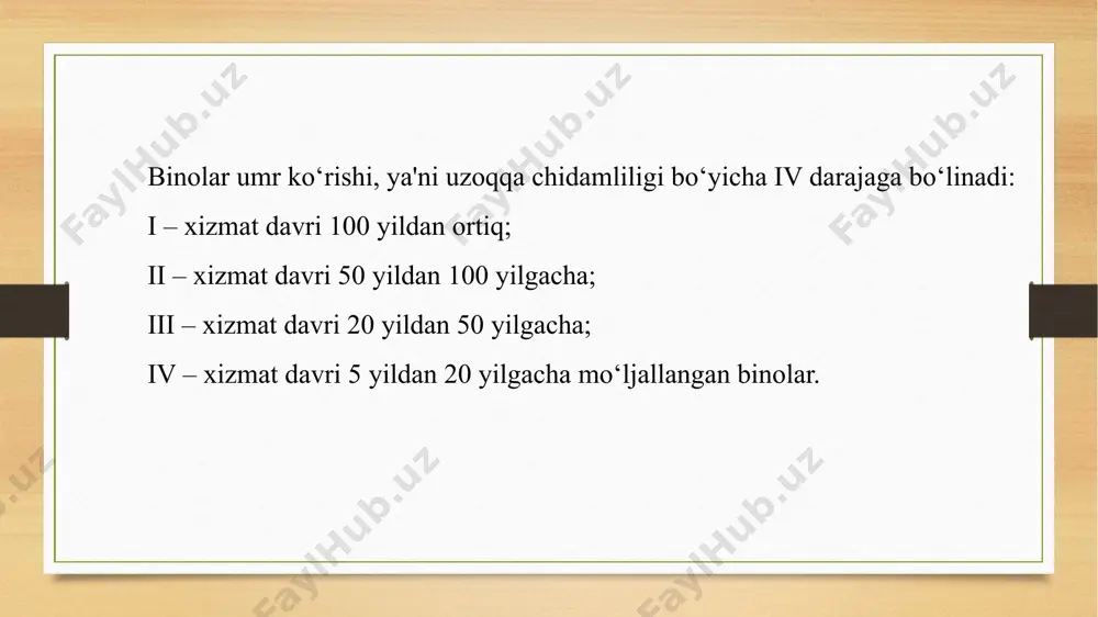 bino va inshootlar haqida tushunchalar - Page 5