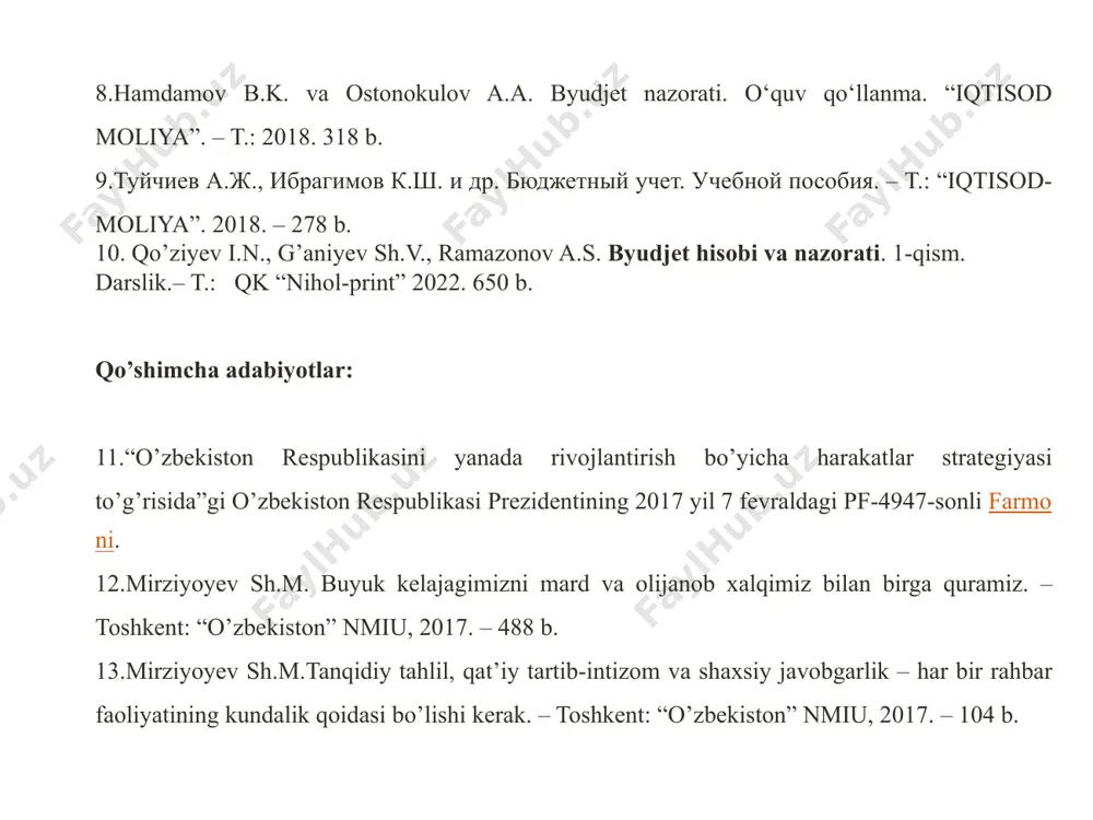 853 2-сонли бҳс молия вазирининг 2018 йил 10 сентябрдаги 125-сон буйруғи ўз. рес. адлия вазирлиги томонидан 2018 йил 20 октябрда рўйхатдан ўтказилди, рўйхат рақами 3078 3-сонли бҳс молия вазирининг 2018 йил 18 декабрдаги 157-сон буйруғи ўз. рес. адлия вазирлиги томонидан 2019 йил 18 январда рўйхатдан ўтказилди, рўйхат рақами 3124 4-сонли бҳс молия вазирининг 2018 йил 13 ноябрдаги 142-сон буйруғи ўз. рес. адлия вазирлиги томонидан 2018 йил 14 декабрда рўйхатдан ўтказилди, рўйхат рақами 3100 5-сонли бҳс молия вазирининг 2018 йил 13 ноябрдаги 143-сон буйруғи ўз. рес. адлия вазирлиги томонидан 2018 йил 25 декабрда рўйхатдан ўтказилди, рўйхат рақами 3106 6-сонли бҳс молия вазирининг 2018 йил 12 декабрдаги 150-сон буйруғи ўз. рес. адлия вазирлиги томонидан 2019 йил 4 мартда рўйхатдан ўтказилди, рўйхат рақами 3142 ўзбекистон республикаси бюджет ҳисобининг стандартлари товар-моддий захиралар кўчмас мулк, бино ва жиҳозлар номоддий активлар алмашув операцияларидан олинадиган даромадлар қарз мажбуриятлари бўйича харажатлар қурилишга оид шартномалар ўзбекистон республикаси бюджет ҳисобининг …