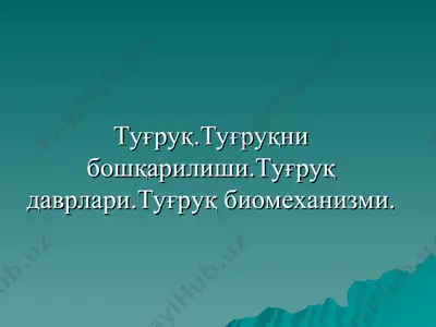 туғруқ — PPT