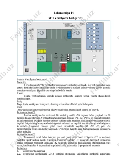 m19 ventilyator boshqaruvi — PDF