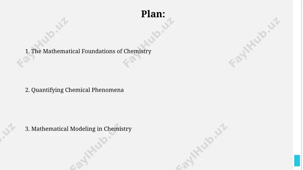 the maximum amount of product obtainable stoichiometry, originating from greek roots meaning "element" and "measure," uses molar masses (e.g., 12.01 g/mol for carbon) and avogadro's number (6 kinetics: mathematical models of reaction rates rate laws, expressed as equations like -d[a]/dt = k[a]ⁿ, where 'k' is the rate constant, 'n' is the reaction order, and [a] represents reactant concentration, are fundamental mathematical models used in chemical kinetics across laboratories in berlin. complex reaction mechanisms, like those in enzyme kinetics modeled using michaelis-menten equations, often require numerical methods and software, such as matlab, for solving differential equations describing reaction progress in places like cambridge, uk. molecular geometry: symmetry and group theory the application of group theory simplifies the analysis of vibrational modes in molecules like methane (ch4), allowing for the prediction of infrared and raman spectra; its 48 symmetry operations predict only 9 normal modes of vibration based in the td point …