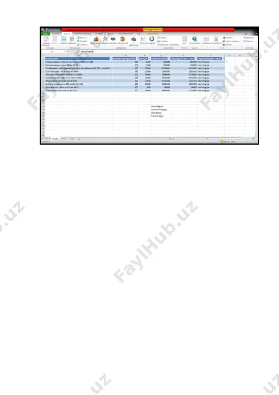 excel dasturi - Page 4