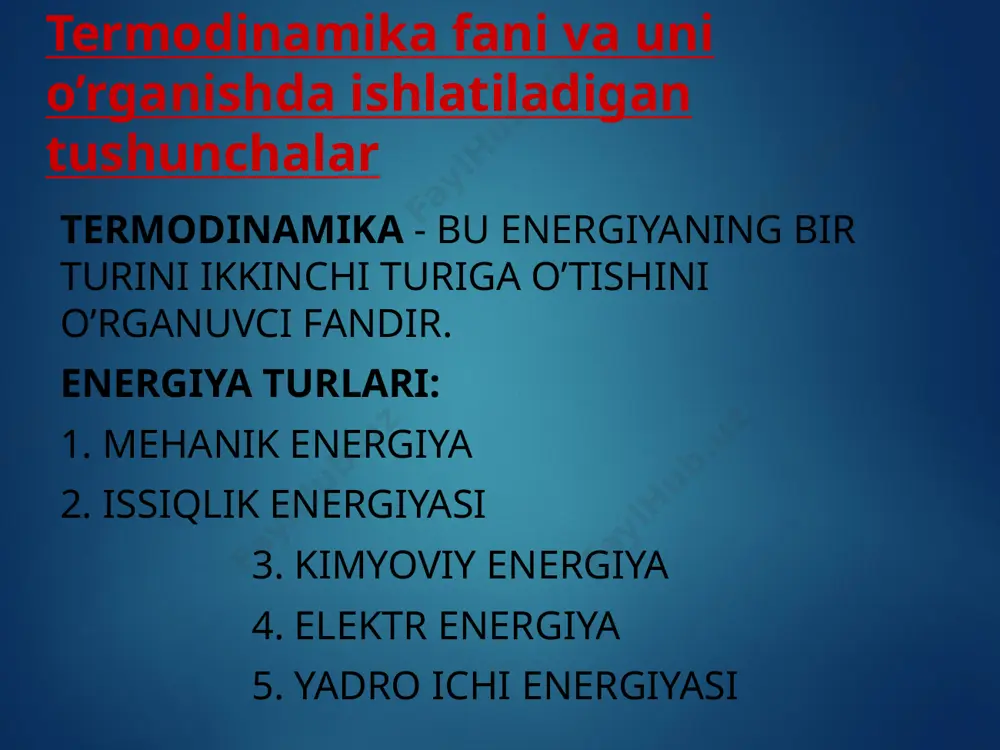 kimyoviy termodinamika va bioenergetika - Page 5