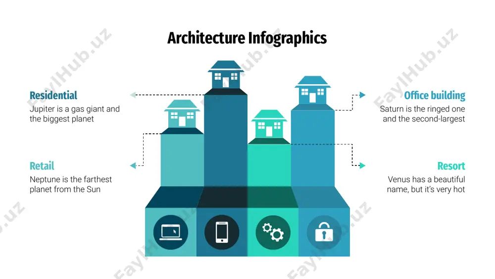 r ergonomics electricity architecture infographics architecture infographics earth is actually the third planet from the sun venus is very hot and the second from the sun saturn is the ringed one and also a gas giant uranus is the coldest planet in the solar system jupiter is the biggest planet in the solar system neptune is the fourth-largest planet of them all architecture infographics saturn is a gas giant and has rings jupiter is a gas giant and the biggest planet neptune is the farthest from the sun 40% 20% 10% saturn is a gas giant and has rings jupiter is a gas giant and the biggest planet neptune is the farthest from the sun 90% 50% 70% architecture infographics venus is hot and it is the second planet from the sun saturn is composed mostly of hydrogen and helium mars is actually a cold place. it’s full of iron …
